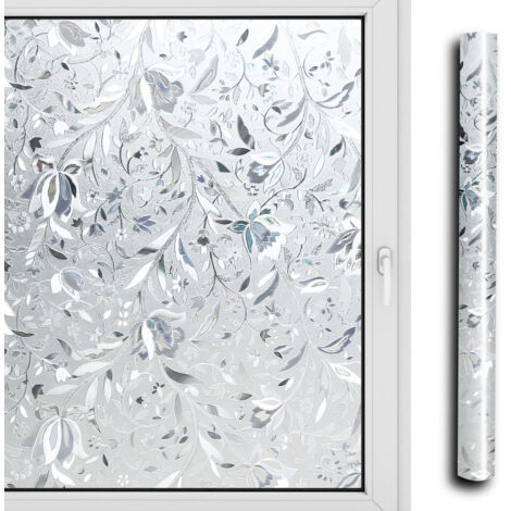 Pellicola per finestre pizzo acidato 61 x 92 cm con effetti di luce, pellicola p