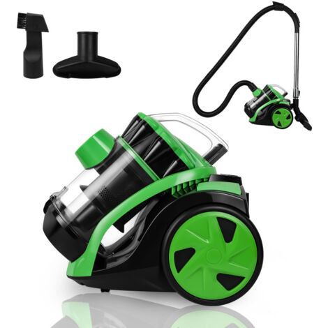 SWANEW Aspirapolvere senza sacco max. 900 watt Tecnologia multiciclone Aspirapolvere a tanica con accessori