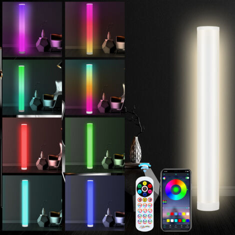 Lampada da terra a LED. 104 cm. con telecomando e controllo dell'illuminazione RGB via APP (1/5)