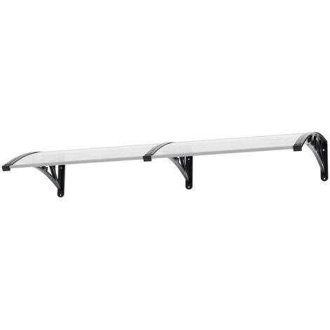 SWANEW 100 x 200 cm Tettoia per porta Tettoia per porta d'ingresso marquise per terrazza