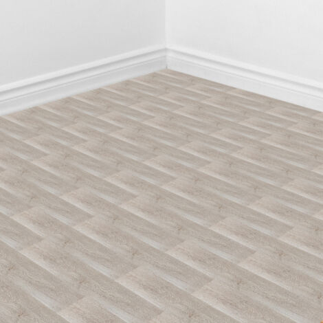 SWANEW Pavimento in PVC autoadesivo. confezione da 28 listoni vinilici autoadesivi. rovere bianco. circa 4m²