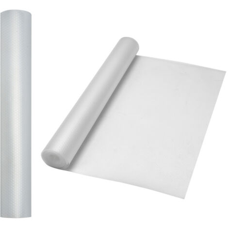 SWANEW 2x Tappetino antiscivolo per cassetti 45cm x 500 cm. non adesivo. impermeabile. lavabile. per armadi. frigoriferi. armadietti. tappetini (1/5)