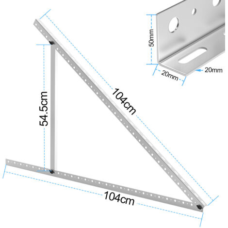 4 Staffe Di Montaggio Universali Per Pannelli Solari – Supporti In Plastica ABS Per Camper, Tetto, Roulotte - 3
