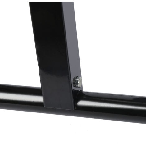 PATIKIL Supporto Per Poster A Cavalletto Bifacciale - Altezza Regolabile Fino A 2m, Base In Ferro, Per Espositori Pubblicitari (2 Pezzi, Nero) - 3