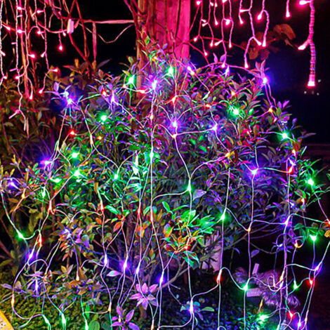 Randaco Rete di Luci a LED, LED Catene Luminose 8 Modalità Impermeabile Energetico, Dimmerabile per Casa GiardinoTerrazza DIY RGB 2x2M