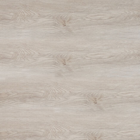 Randaco Pavimento autoadesivo in PVC, scatola di 42 pannelli autoadesivi in vinile, rovere bianco, circa 6m²