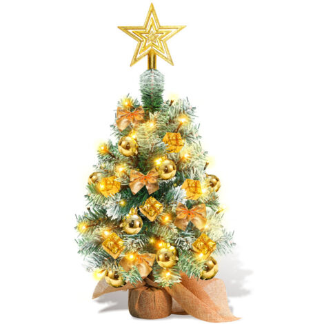 Mini albero di Natale decorativo per albero di Natale, verde, argento, artificiale, in miniatura, 4,5/10/15 cm, per decorazioni natalizie, decorazione da tavolo, fai da te, villaggio di Natale