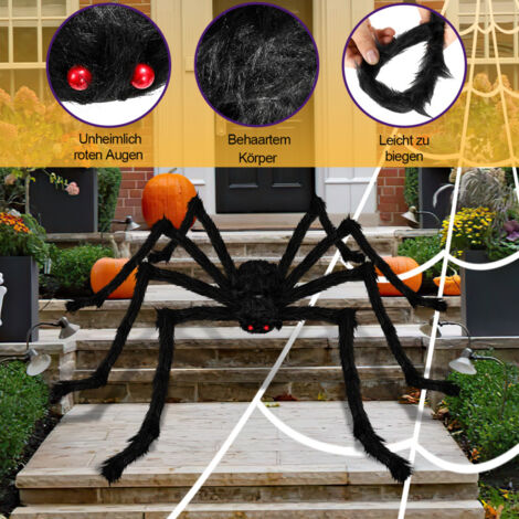 Decorazione ragnatela bianca con ragni Halloween 20 gr Decorazione ragnatela bianca con ragni Halloween 20 gr