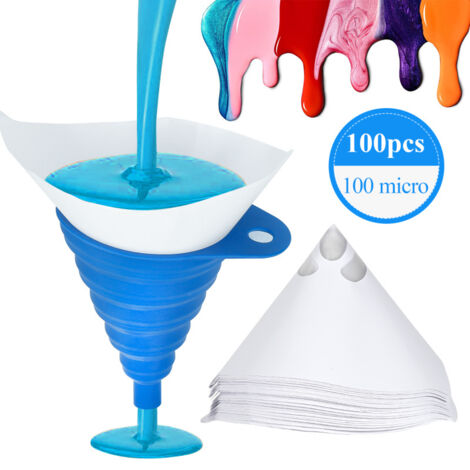 SWANEW 100 filtri per vernice alimentazione a gravità 150 filtri per vernice con vernice a imbuto per stucco (1/5)