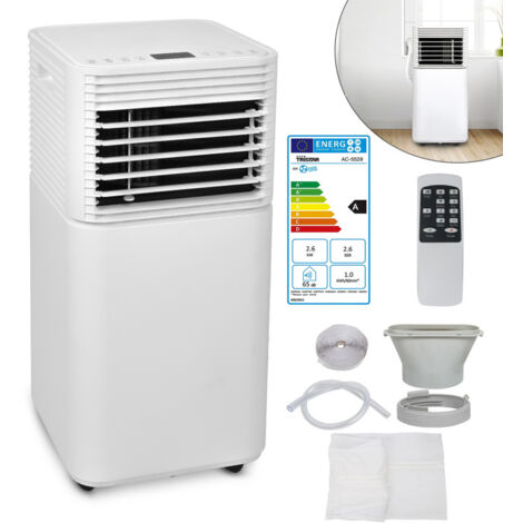 SWANEW Condizionatore Portatile 7000 BTU 4-in-1 Aria Climatizzatore Portatile Raffreddamento Ventilatore Deumidificazione 24H Timer Sleep Mode Classe A