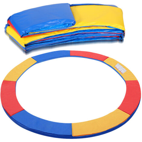 SWANEW Cuscino di protezione per copertura di ricambio per trampolino 305 cm Multicolore
