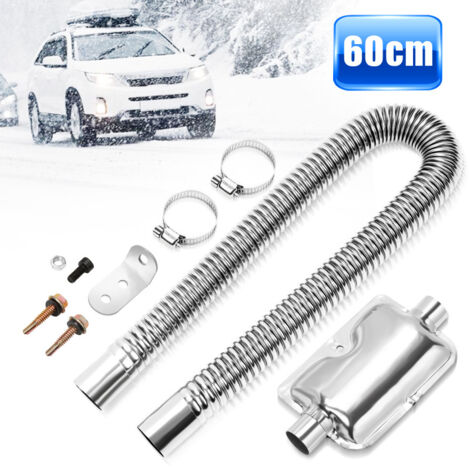 SWANEW Tubo di scarico da 60cm fascette per tubi di scarico set in acciaio inox riscaldatore di parcheggio diesel tubo di scarico (1/5)