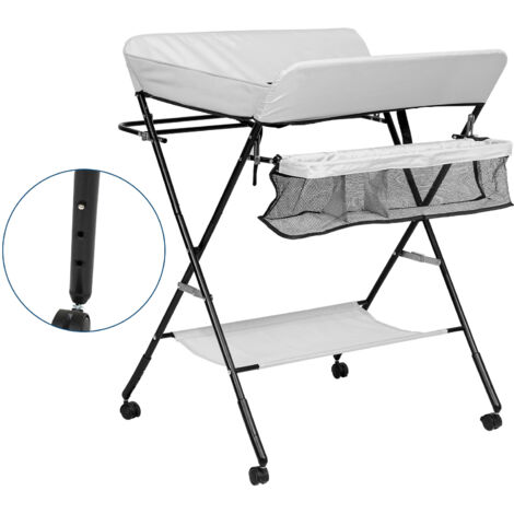 Fasciatoio Portatile Pieghevole MUSSOLA PUNTOS, Impermeabile, In Mussola Di Cotone 45x75 Cm, Tappetino Per Cambio Neonato - 5