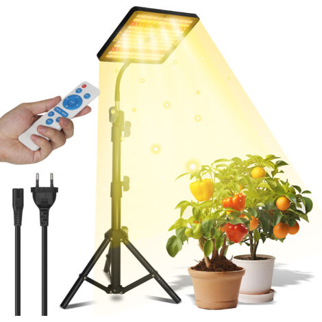 Jiubiaz Lampada LED per la crescita a spettro completo con timer automatico e 10 livelli di luminosità regolabili (1/5)
