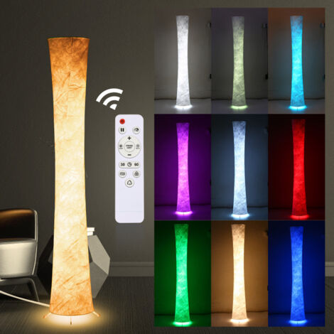 Lampada da terra a LED. 104 cm. con telecomando e controllo dell'illuminazione RGB via APP (1/5)