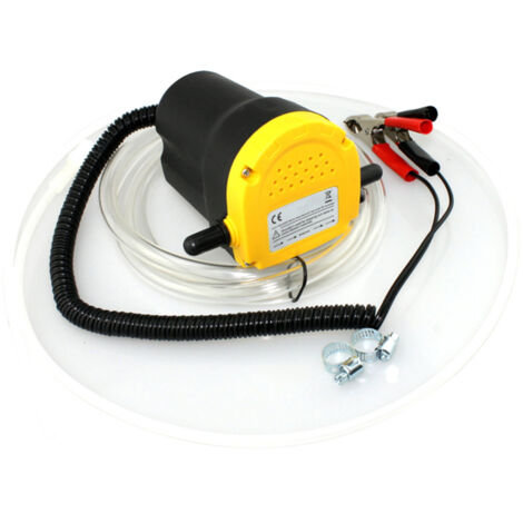 SWANEW Pompa dell'olio Pompa di aspirazione diesel Pompa di drenaggio dell'olio per lo scarico dell'olio Pompa di drenaggio dell'olio motore per aspirazione 12 V 60W (1/5)