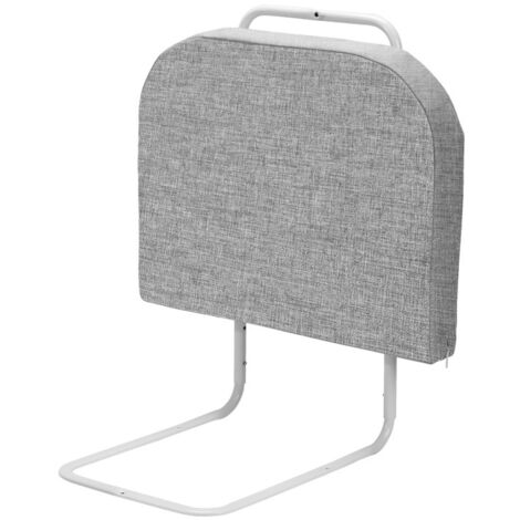 SWANEW Barriere per Letto per bambini Barriera di Sicurezza Morbida regolabili in altezza 50 cm Barriera Paracolpi In Schiuma Grigio