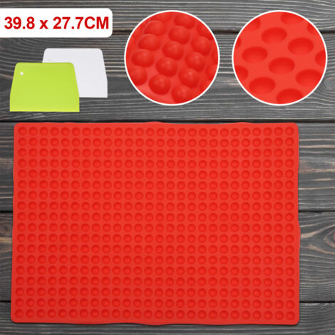 SWANEW Tappetino da forno Accessori vari per la cottura Tappetino in silicone per crocchette per cani 39.8x27.7 cm Pulire il barbecue (1/5)