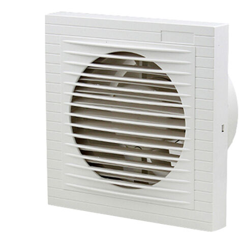 SWANEW Ventilatore da bagno Ventilatore da parete con deflettore di riflusso 150 mm Cappa aspirante WC Cucina