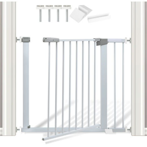 SWANEW Cancelletto di sicurezza per bambini espandibile 90-97 cm, Barriera a pressione senza fori, Cancelletti per bambini e cani, Larghezza regolabile si adatta a spazi diversi (1/5)