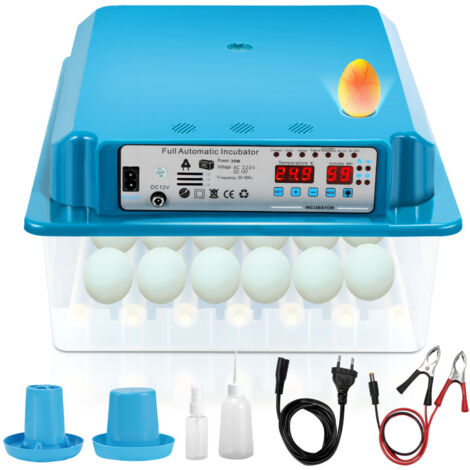 Hengda Incubatore Uova Professionale per cova artificiale incubazione uova (Gallina. Anatra. Oca. Quaglia) I due modelli sono facoltativi 36 uova