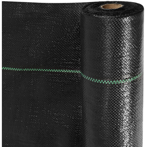 SWANEW Telo pacciamante 50 m², 100 g/m2, permeabile all'acqua e antistrappo, 2x25 m