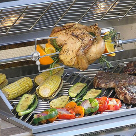 4 spiedini di mais in acciaio inossidabile con manici dalla