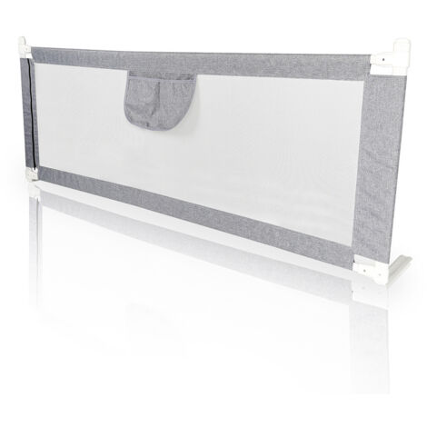 SWANEW Sponde Letto Bambini 150 CM Sbarra Letto Bambini Può Sollevamento Verticale Sponda Letto anti Caduta (1/5)