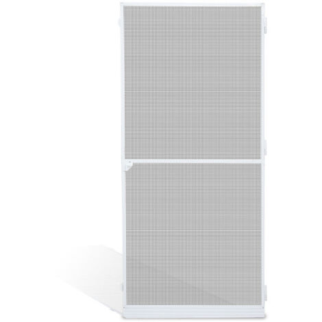 Hengda Zanzariera porta zanzariera porta zanzariera impermeabile telaio in alluminio zanzariera in fibra 120x210 cm