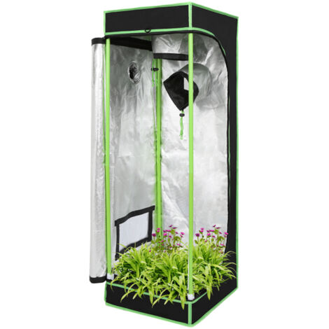 SWANEW 40x40x120cm Tenda per piante Tenda per piante Tenda per giardini Serra per ortaggi Erbe Armadio per la crescita (1/5)