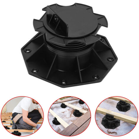 Hengda Piede d'appoggio 60-140 mm 10 pezzo per terrazza a piastrelle o pavimento