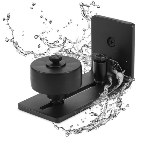 SWANEW Sistema di porte scorrevoli Sistema di porte scorrevoli Ferramenta per porte Guida per porte Maniglia per porte in legno Guida per pavimenti-11.5 cm (1 pezzo) (1/5)
