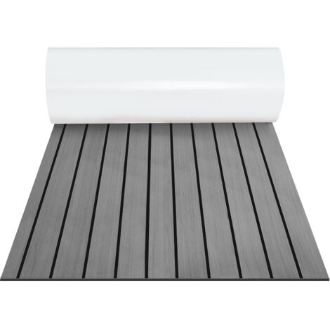EVA teak schiuma barca yacht pavimentazione mat ponte tappeto autoadesivo per barche marina 1X Strisce 2400x600x5mm Grigio