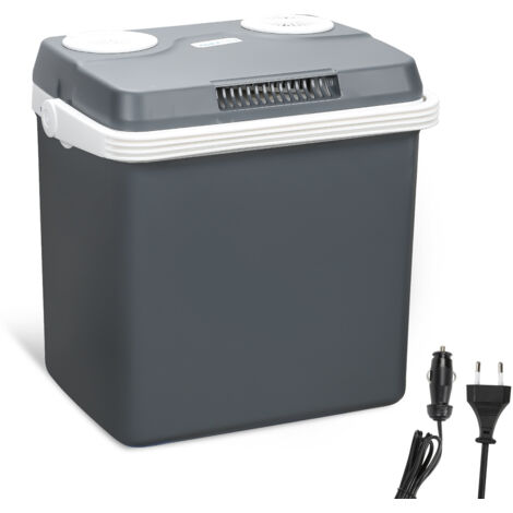 SWANEW 32 L Cool box Raffreddatore elettrico Scaldino termoelettrico a rete Modalità Eco 12/230 V per auto e presa di corrente
