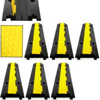 SWANEW 6 pezzi cavo ponte 2 canali protezione antiurto cavo canale 100cm cavo tunnel