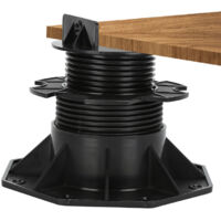 SWANEW Tassello regolabile per terrazza da 60 a 140 mm - Set da 10 tasselli