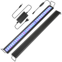 SWANEW 36W Acquario LED con timer decorazione pesci d'acqua salata RGB. 87-110cm