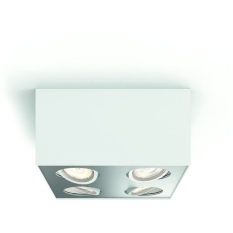 Plafonnier Box 1 - Blanc - Blanc