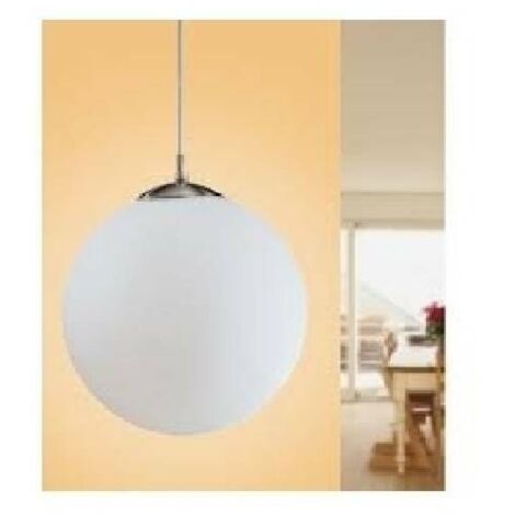 Suspension globo rondo bianco 1 x 60w 85263