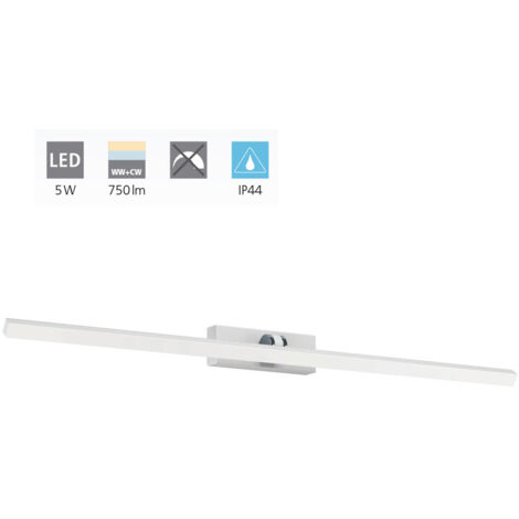 Applique miroir Verdello blanc - 900476 (1/5)