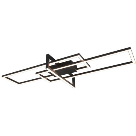 LED plafonnier Salinas Noir - 620310332 (1/4)