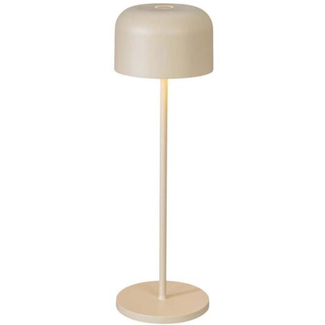 Lampe de table couleur sable Lille rechargeable - 7834-330 (1/4)