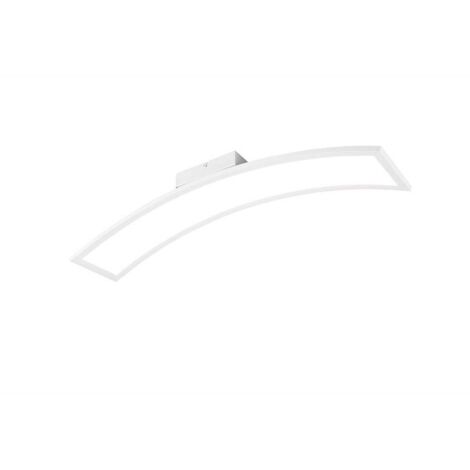 Plafonnier LED lampe de salon lampe de plafond blanc moderne L 76,5 cm (1/5)