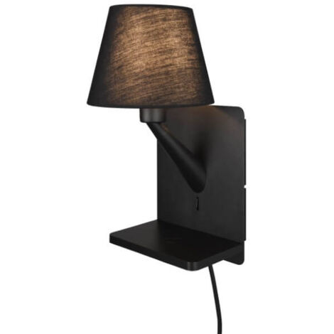 Veilleuse élégante Comfort noir - avec USB - 262670132 (1/3)