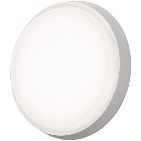 Konstsmide Cesena Applique Murale Ronde Ronde Extérieure Moderne Ronde Blanc 10W LED, IP54 (1/3)