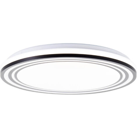 BRILLIANT PLAFONNIER NOIR ET BLANC KOBANA Ø49CM - G80568A76 (1/3)