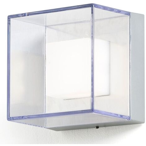 Konstsmide Sanremo Applique Murale Extérieure Moderne Box LED Haute Puissance 6x 1W, IP54