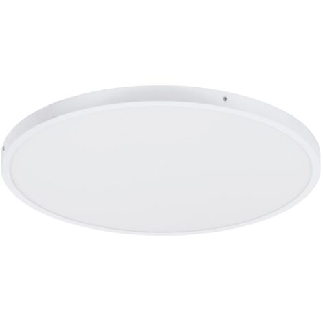 Luminaire à LED Fueva 1 Blanc Blanc Ø60cm H: 3cm (1/4)