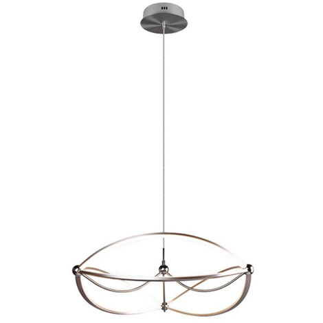 Suspension Moerna Led 42 w Charivari Ellissi Nickel Trio Lighting (1/4)