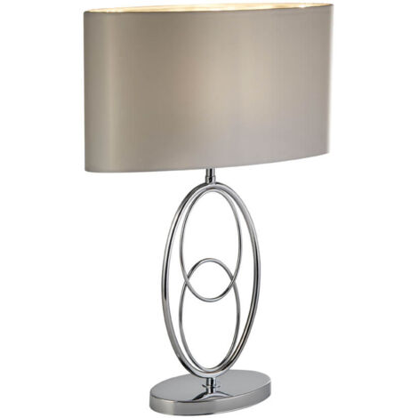 Lampe Tripod 1x40W E27 Chrome Argent (1/3)